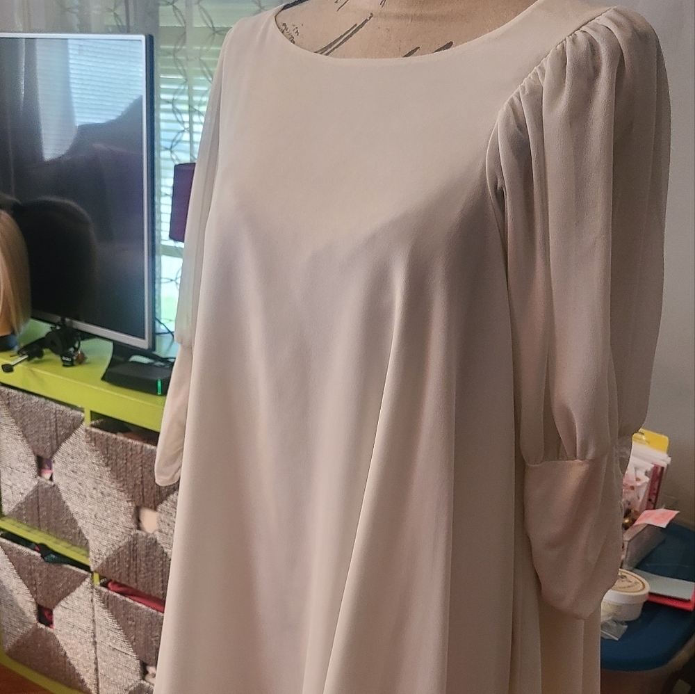 HP 🔥🔥Patrizia Luca Milano Silky gauzy crepey dress NEW SZ XS